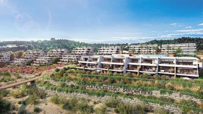 Serpentine, Lägenheter med Havsutsikt i Finestrat in España Casas